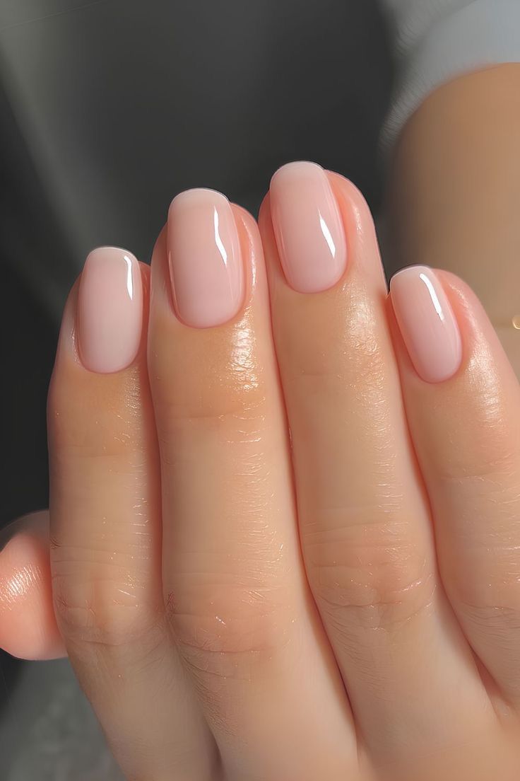 Pudra pembe classic manikür
